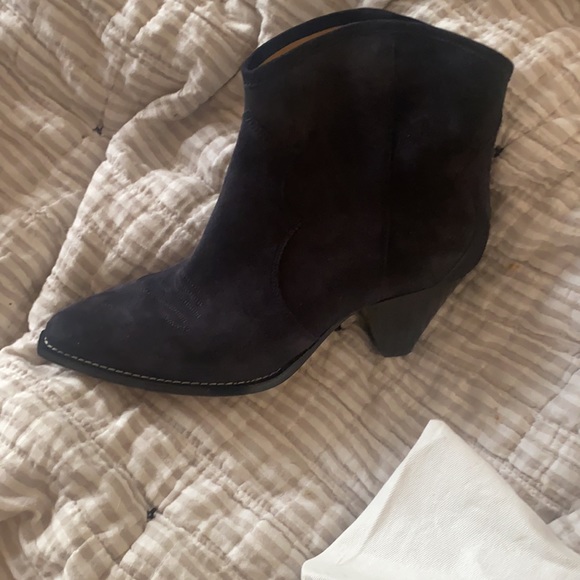 Isabel Marant Etoile Suede Leather Boots - Picture 2 of 5